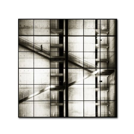 Trademark Fine Art Mario Benz 'The Stairs' Canvas Art, 24x24 1X02846-C2424GG